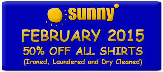 Sunny Laundry - Special Offer Feb 2015