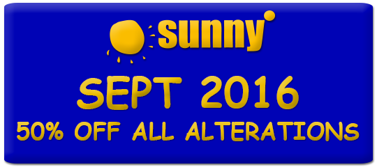 Sunny Special Offer Sept 2016