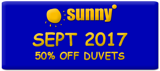 Sunny - special offer Sept 2017