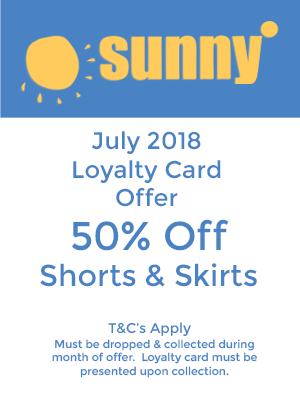 Sunny Dry Cleaning Offer Of The Month