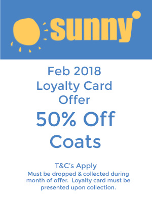 Sunny Dry Cleaning Offer Of The Month