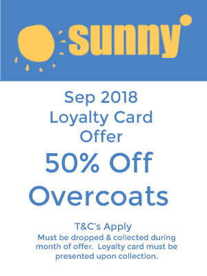 Sunny Dry Cleaning Offer Of The Month